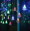 Catena Luminosa Strisce 96 LED 96 RGB 8 Modalità Impermeabili IP44 per Natale 3.5 Metri