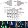 Catena Luminosa Strisce 96 LED 96 RGB 8 Modalità Impermeabili IP44 per Natale 3.5 Metri