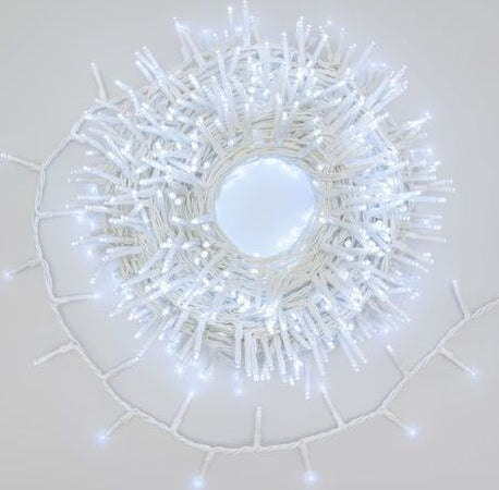 Catena nastro di luce bianca con 1000 MiniLed da 30 m per decorazioni natalizie Casa e cucina/Decorazioni per interni/Addobbi e decorazioni per ricorrenze/Decorazioni natalizie/Luci natalizie/Catene luminose per interni MagiediNatale.it - Altamura, Commerciovirtuoso.it