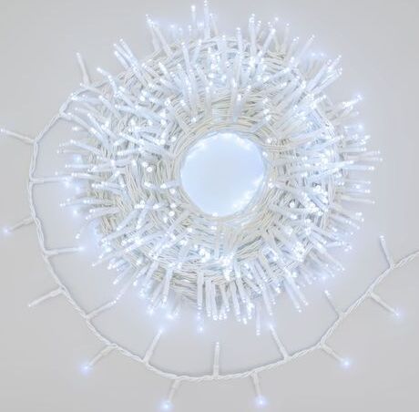 Catena nastro di luce bianca con 1000 MiniLed da 30 m per decorazioni natalizie Casa e cucina/Decorazioni per interni/Addobbi e decorazioni per ricorrenze/Decorazioni natalizie/Luci natalizie/Catene luminose per interni MagiediNatale.it - Altamura, Commerciovirtuoso.it