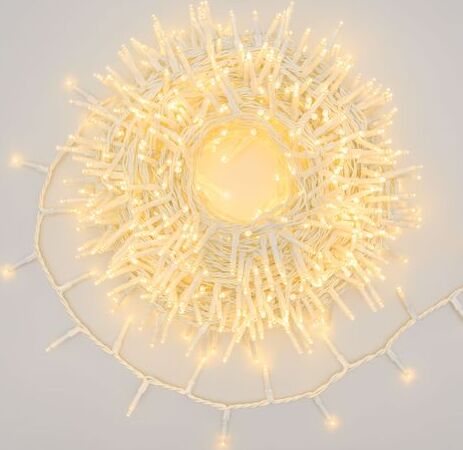 Catena nastro di luce bianca con 1000 MiniLed da 30 m per decorazioni natalizie Casa e cucina/Decorazioni per interni/Addobbi e decorazioni per ricorrenze/Decorazioni natalizie/Luci natalizie/Catene luminose per interni MagiediNatale.it - Altamura, Commerciovirtuoso.it