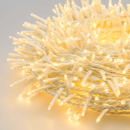 Catena nastro di luce bianca con 1000 MiniLed da 30 m per decorazioni natalizie Casa e cucina/Decorazioni per interni/Addobbi e decorazioni per ricorrenze/Decorazioni natalizie/Luci natalizie/Catene luminose per interni MagiediNatale.it - Altamura, Commerciovirtuoso.it