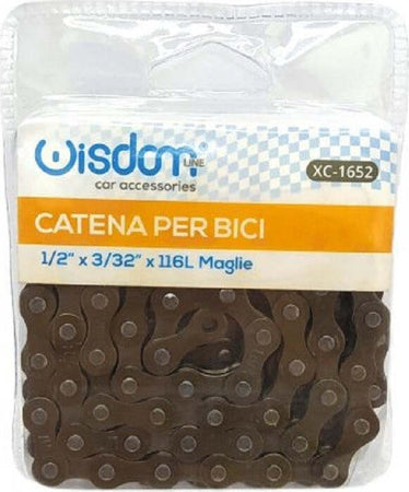 Catena Ricambio Per Bicicletta 1/2? X 3/32? X 116l Maglie Accessori Bici Xc-1652 Sport e Tempo Libero > Ciclismo > Ricambi per Bici > Sport Trade Shop italia - Napoli, Commerciovirtuoso.it