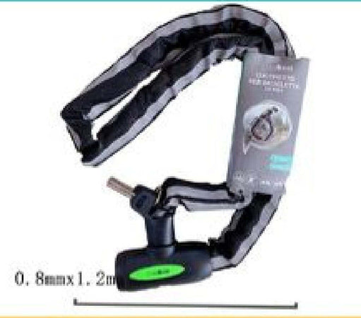 Catena Sicurezza Antifurto Lucchetto Bicicletta Scooter Rivestita Tessuto Cx-9564 Sport e tempo libero/Attività ricreative all'aperto/Ciclismo/Accessori/Lucchetti/Catene Trade Shop italia - Napoli, Commerciovirtuoso.it