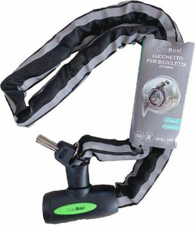 Catena Sicurezza Antifurto Lucchetto Bicicletta Scooter Rivestita Tessuto Cx-9564 Sport e tempo libero/Attività ricreative all'aperto/Ciclismo/Accessori/Lucchetti/Catene Trade Shop italia - Napoli, Commerciovirtuoso.it