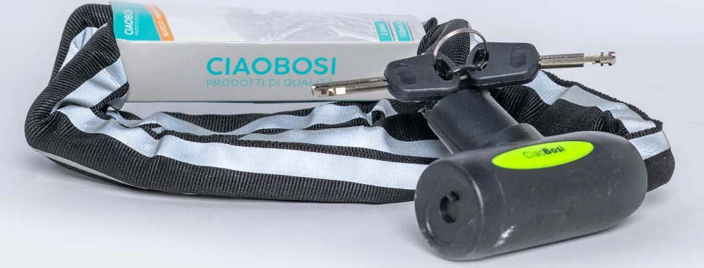Catena Sicurezza Antifurto Lucchetto Bicicletta Scooter Rivestita Tessuto Cx-9564 Sport e tempo libero/Attività ricreative all'aperto/Ciclismo/Accessori/Lucchetti/Catene Trade Shop italia - Napoli, Commerciovirtuoso.it
