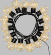 Catena Solare 15 Lampadine Ø 50 Mm Luce Calda Da Esterno 6 Mt Illuminazione/Illuminazione per esterni/Catene luminose Decor Space - Altamura, Commerciovirtuoso.it