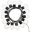 Catena Solare 15 Lampadine Ø 50 Mm Luce Calda Da Esterno 6 Mt Illuminazione/Illuminazione per esterni/Catene luminose Decor Space - Altamura, Commerciovirtuoso.it