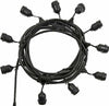 CATENA stagna gomma Nera STRINGA 2 metri 8 attacchi e27 luce LED IMPERMEABILE IP67 Illuminazione/Illuminazione per esterni/Catene luminose Zencoccostore - Formia, Commerciovirtuoso.it
