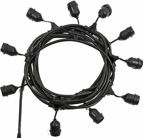CATENA stagna gomma STRINGA 10 metri 10 attacchi e27 luce LED IMPERMEABILE IP54 - tech-it Casa e cucina/Decorazioni per interni/Addobbi e decorazioni per ricorrenze/Decorazioni natalizie/Luci natalizie/Catene luminose per interni Zencoccostore - Formia, Commerciovirtuoso.it