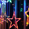 CATENA STELLE  TENDA LUMINOSA DI NATALE LUCI NATALIZIE LED LUCE RGB BIANCO CALDO BIANCO FREDDO STELLA ADDOBBI Casa e cucina/Decorazioni per interni/Addobbi e decorazioni per ricorrenze/Decorazioni natalizie/Luci natalizie/Catene luminose per esterni Zencoccostore - Formia, Commerciovirtuoso.it