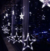 CATENA STELLE  TENDA LUMINOSA DI NATALE LUCI NATALIZIE LED LUCE RGB BIANCO CALDO BIANCO FREDDO STELLA ADDOBBI Casa e cucina/Decorazioni per interni/Addobbi e decorazioni per ricorrenze/Decorazioni natalizie/Luci natalizie/Catene luminose per esterni Zencoccostore - Formia, Commerciovirtuoso.it