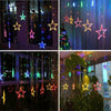 CATENA STELLE  TENDA LUMINOSA DI NATALE LUCI NATALIZIE LED LUCE RGB BIANCO CALDO BIANCO FREDDO STELLA ADDOBBI Casa e cucina/Decorazioni per interni/Addobbi e decorazioni per ricorrenze/Decorazioni natalizie/Luci natalizie/Catene luminose per esterni Zencoccostore - Formia, Commerciovirtuoso.it