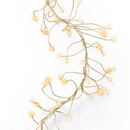 Luci di natale con 960 microLED color bianco caldo da 6 m