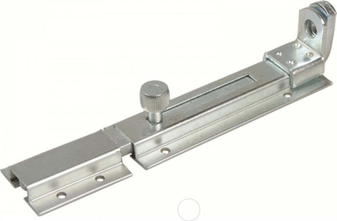 CATENACCIO-TRASVERSALE-PER-PORTE/CANCELLI-CON-PORTALUCCHETTO-E-PIASTRA-180MM---IN-ACCIAIO-ZINCATO