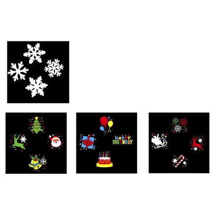 Proiettore a led per esterno ed interno effetto nevicata decorazione natalizia
