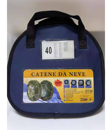Catene Da Neve Per Auto Gruppo 40 Pneumatici Facili Da Montare Omologate