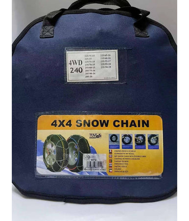 Catene Da Neve Per Auto Gruppo 4wd240 Pneumatici Facili Da Montare Omologate
