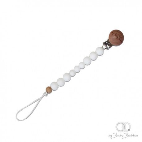 Catenella con clip per il ciuccio BY BABY BUBBLES