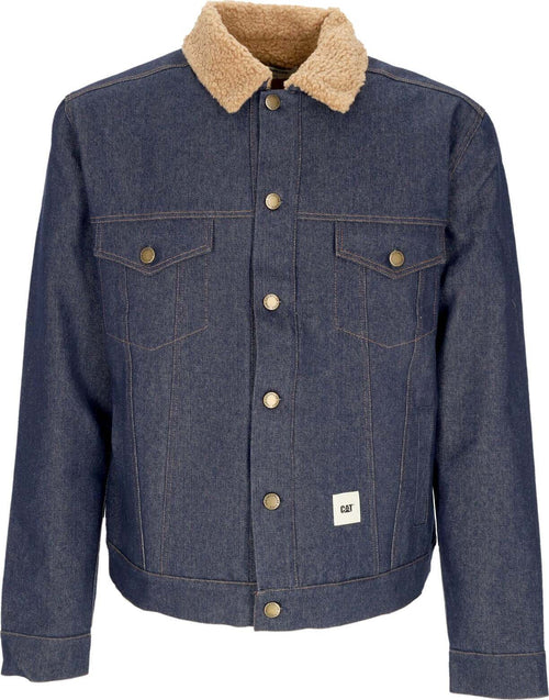 CATERPILLAR-Jeans-Uomo-Denim-Tracker-Jacket-Raw-Unwashed-da-uomo