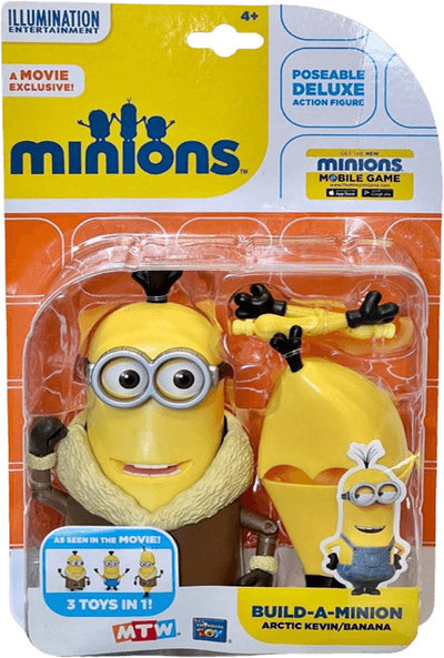 Cattivissimo Me Minions Action Figure Kevin Artic Banana Giochi e giocattoli/Personaggi giocattolo/Creature fantastiche Liquidator Italia - Nicosia, Commerciovirtuoso.it