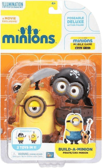 Cattivissimo Me Minions Action Figure Minions Pirata E Cro Giochi e giocattoli/Personaggi giocattolo/Creature fantastiche Liquidator Italia - Nicosia, Commerciovirtuoso.it