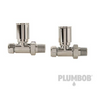 Valvola per radiatore, termoarredo, riscaldato, moderno, dritto, 2 p.zi Plumbob