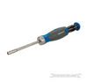 Avvitatore a cricchetto multipunta 12 in 1, portapunta magnetico orario,antiorario blocco Silverline