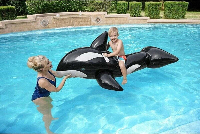 Cavalcabile A Forma Di Orca Gonfiabile Grande 203x102cm 3+anni Con Maniglie 41009 Giochi e giocattoli/Sport e giochi all'aperto/Giochi aquatici e piscine per bambini/Canotti e gonfiabili galleggianti Trade Shop italia - Napoli, Commerciovirtuoso.it
