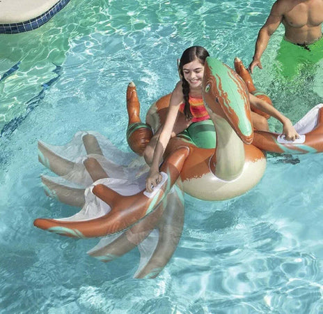 Cavalcabile A Forma Di Pterodattilo Gonfiabile 135 X 198 Cm Con Maniglie 41105 Giochi e giocattoli/Sport e giochi all'aperto/Giochi aquatici e piscine per bambini/Canotti e gonfiabili galleggianti Trade Shop italia - Napoli, Commerciovirtuoso.it