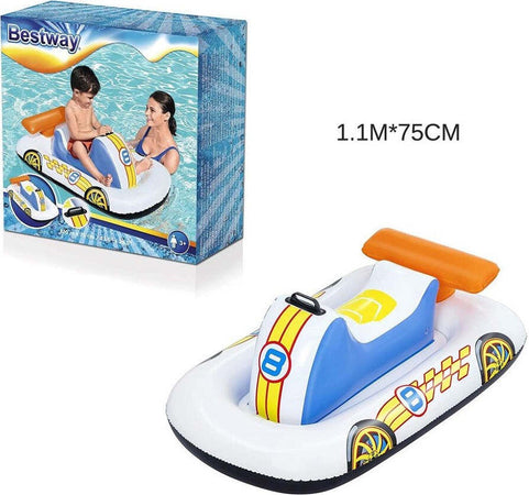 Cavalcabile Auto Sportiva 110x75cm Galleggiante Piscina Spiaggia Gonfiabile 41480 Giochi e giocattoli/Sport e giochi all'aperto/Giochi aquatici e piscine per bambini/Canotti e gonfiabili galleggianti Trade Shop italia - Napoli, Commerciovirtuoso.it