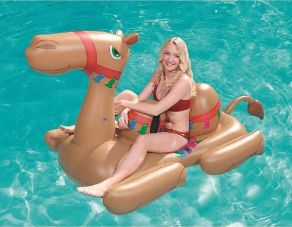 Cavalcabile Cammello Gonfiabile 221 X 132 Cm Con Maniglie Per Mare Piscina 41125 Giochi e giocattoli/Sport e giochi all'aperto/Giochi aquatici e piscine per bambini/Canotti e gonfiabili galleggianti Trade Shop italia - Napoli, Commerciovirtuoso.it