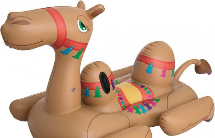Cavalcabile Cammello Gonfiabile 221 X 132 Cm Con Maniglie Per Mare Piscina 41125 Giochi e giocattoli/Sport e giochi all'aperto/Giochi aquatici e piscine per bambini/Canotti e gonfiabili galleggianti Trade Shop italia - Napoli, Commerciovirtuoso.it
