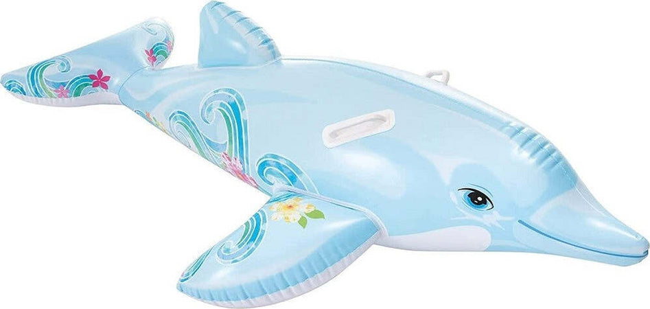 Cavalcabile Forma Delfino Gonfiabile Piscina Mare 175 X 66 Cm Con Maniglie 58535 Giochi e giocattoli/Sport e giochi all'aperto/Giochi aquatici e piscine per bambini/Canotti e gonfiabili galleggianti Trade Shop italia - Napoli, Commerciovirtuoso.it
