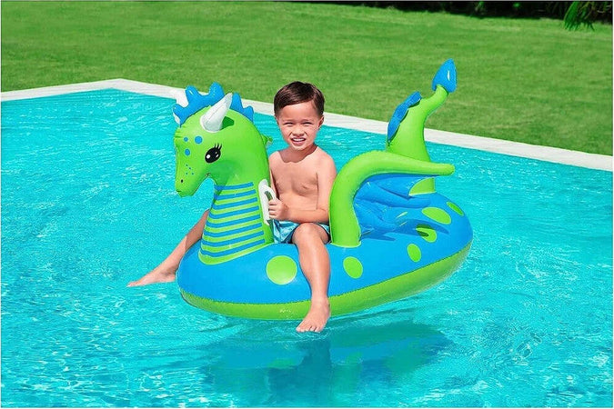 Cavalcabile Gonfiabile Forma Drago Fantasy Dragon 134x142 Cm Con Maniglie 41476 Giochi e giocattoli/Sport e giochi all'aperto/Giochi aquatici e piscine per bambini/Canotti e gonfiabili galleggianti Trade Shop italia - Napoli, Commerciovirtuoso.it