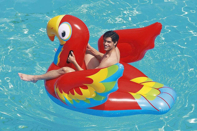 Cavalcabile Gonfiabile Pappagallo 203x132 Cm Bambini Mare Animale Piscina 41127 Giochi e giocattoli/Sport e giochi all'aperto/Giochi aquatici e piscine per bambini/Canotti e gonfiabili galleggianti Trade Shop italia - Napoli, Commerciovirtuoso.it