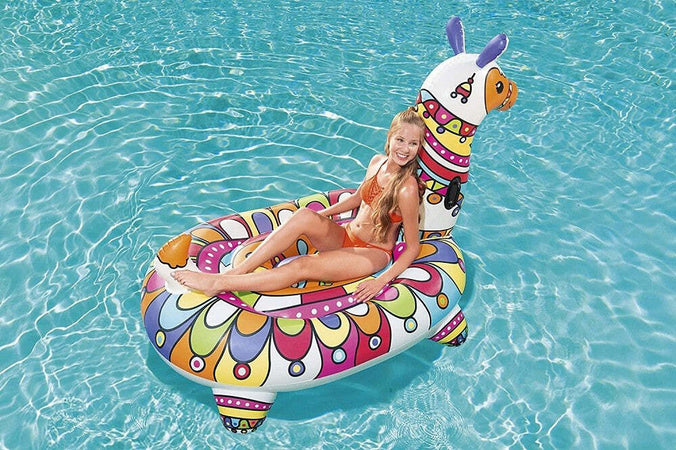 Cavalcabile Pop Art Barcellona Lama 193x151cm Gonfiabile Maniglie Piscina 41136 Giochi e giocattoli/Sport e giochi all'aperto/Giochi aquatici e piscine per bambini/Canotti e gonfiabili galleggianti Trade Shop italia - Napoli, Commerciovirtuoso.it
