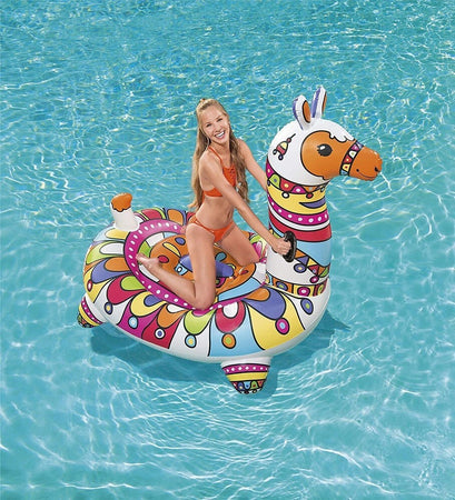 Cavalcabile Pop Art Barcellona Lama 193x151cm Gonfiabile Maniglie Piscina 41136 Giochi e giocattoli/Sport e giochi all'aperto/Giochi aquatici e piscine per bambini/Canotti e gonfiabili galleggianti Trade Shop italia - Napoli, Commerciovirtuoso.it