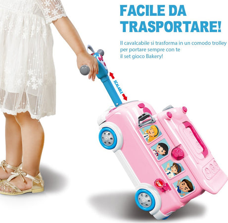 CAVALCABILE TROLLEY SCHOOLBUS PASTICCERIA GIOCATTOLO BAMBINI 3IN1 CON SUONI Giochi e giocattoli/Giochi d'imitazione e accessori di travestimento/Negozi e accessori Trade Shop italia - Napoli, Commerciovirtuoso.it