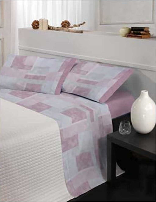 Set Di 4 Lenzuola Con Volant Scozzesi Rosa Corallo/bianco – 300 Fili, 100% Cotone Tinto In Filo, Con Tasca Profonda Fino A 45 Cm. Biancheria Da Letto Di Lusso!
