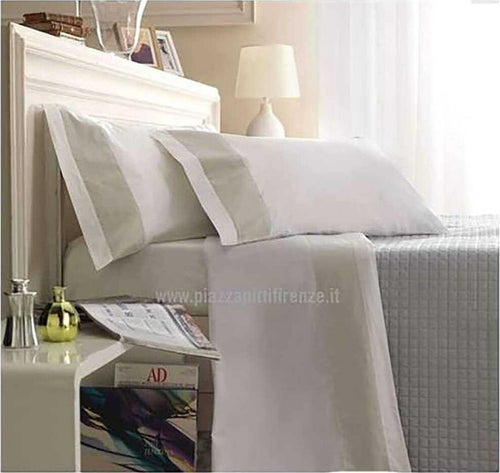 Cavalieri Completo Letto Matrimoniale Set Lenzuola Matrimoniali 100% Cotone con Balza In Raso a Contrasto Linea Vally Casa e cucina/Tessili per la casa/Biancheria da letto/Lenzuola e federe/Set di lenzuola e federe La Bottega del Risparmio - Bari, Commerciovirtuoso.it
