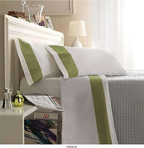 Cavalieri Completo Letto Matrimoniale Set Lenzuola Matrimoniali 100% Cotone con Balza In Raso a Contrasto Linea Vally Casa e cucina/Tessili per la casa/Biancheria da letto/Lenzuola e federe/Set di lenzuola e federe La Bottega del Risparmio - Bari, Commerciovirtuoso.it