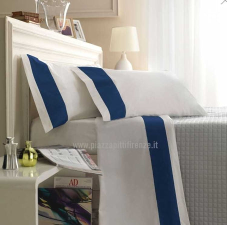 Cavalieri Completo Letto Matrimoniale Set Lenzuola Matrimoniali 100% Cotone con Balza In Raso a Contrasto Linea Vally Casa e cucina/Tessili per la casa/Biancheria da letto/Lenzuola e federe/Set di lenzuola e federe La Bottega del Risparmio - Bari, Commerciovirtuoso.it