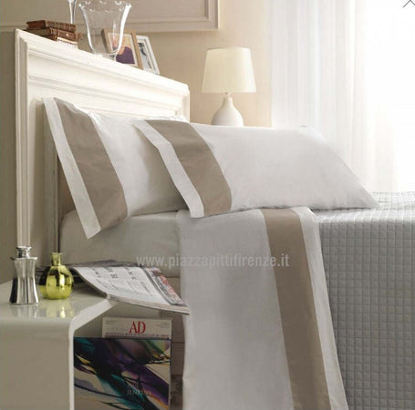 Cavalieri Completo Letto Matrimoniale Set Lenzuola Matrimoniali 100% Cotone con Balza In Raso a Contrasto Linea Vally Casa e cucina/Tessili per la casa/Biancheria da letto/Lenzuola e federe/Set di lenzuola e federe La Bottega del Risparmio - Bari, Commerciovirtuoso.it