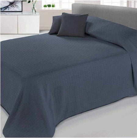 Cavalieri Elegante Copriletto Matrimoniale 260x260 Clara Cotone Jacquard Tinta Unita Casa e cucina/Tessili per la casa/Biancheria da letto/Copriletti La Bottega del Risparmio - Bari, Commerciovirtuoso.it
