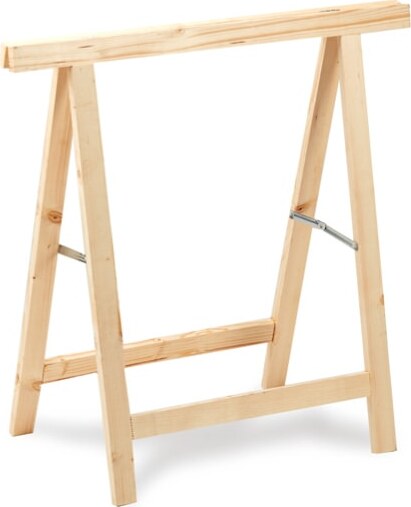 Cavalletto in legno - 74 x 38 x 75 cm - Garden Friend Fai da te/Prodotti per la costruzione/Scale/Scale multiuso Eurocartuccia - Pavullo, Commerciovirtuoso.it
