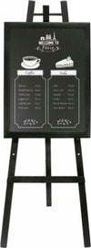 Cavalletto in legno nero - altezza 165 cm - Securit Cancelleria e prodotti per ufficio/Archivio ufficio e accessori per scrivania/Lavagne e bacheche/Lavagne Eurocartuccia - Pavullo, Commerciovirtuoso.it