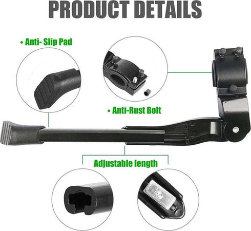 CAVALLETTO PER BICI SUPPORTO BICICLETTA LATERALE ALTEZZA REGOLABILE REFLETTORE  Trade Shop italia - Napoli, Commerciovirtuoso.it