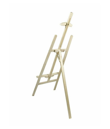 Cavalletto Pittorico In Legno Inclinabile 165 Cm Pittura Esposizione Tele Quadri