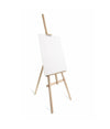 Cavalletto Pittorico In Legno Inclinabile 165 Cm Pittura Esposizione Tele Quadri
